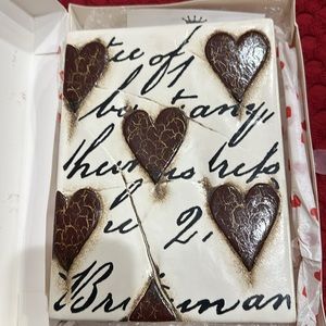 Sid Dickens Red Hearts With Script